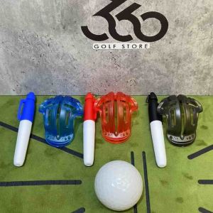 Dụng cụ kẻ like bóng Golf tặng kèm 1 bút lông dầu.