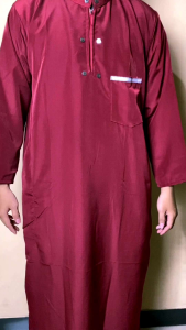 Jubah Pria terbaru Marun al harby FREE Tasbih