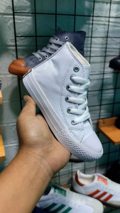 Sepatu anak putih bahan kulit sneakers anak laki laki perempuan