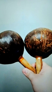 LILY ( 1Pair ) Philippine Coconut Maracas Philippine Souvenir Hawaiian Party