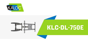 KALOC KLC-DL-750E FULL MOTION 180° SWIVEL MOUNT FOR TV SIZED 40"-70"