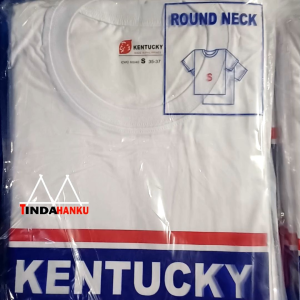 Kentucky white Tshirt Round Neck / Tshirt / Kentucky Tshirt