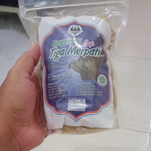 Rengginang Koin Tiga Merpati Madura Asli 300 Gram