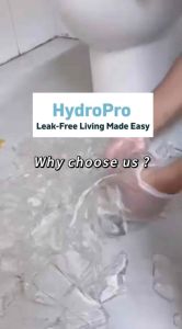 HydroPRO WATERPROOFING TAKE HOME KIT SINGLE/TWIN PACK Effective Affordable for Toilet Balcony Concrete Leak