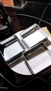 Cetakan Kue Kotak Ring Cutter Stainless Steel