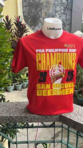 PBA SAN MIGUEL BEERMEN 2025 CHAMPION TSHIRT