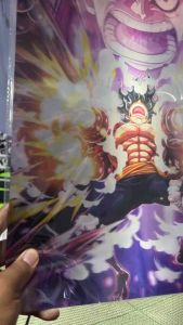 One Piece 3D lenticular poster luffy gear 4