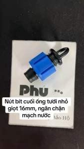 5 Cái Nút Bít/ Bịt Cuối Ống Nhỏ Giọt 16mm Bít/ Bịt Đầu Ống Nhỏ Giọt 16mm - NNBH Phú Hưng