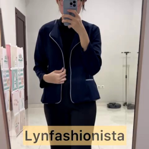 BLAZER WANITA KANTOR CASUAL LIST SAMPING SCUBA PREMIUM