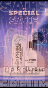 perfume phero prime set 4 botol him & for her pemikat semulajadi pheroprime pheromone