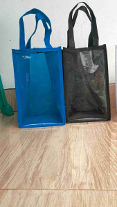 Tas Astor/Kongguan Keler /Tas Nasi Bento/KPC Tas Spunbond Kombinasi Mika Ketebalan 0 20 Ukuran 14x14x25