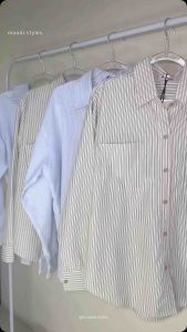 moodi - Pocket Shirt (สี Olive Sand) เสื้อเชิ้ตแขนยาว oversized