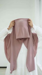 Pastella - Salwa Pashmina Instant Oval Syari Bahan Jersey