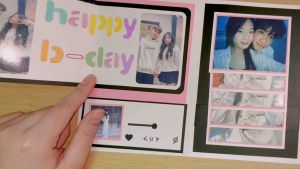 Scrapbook mini 9 ảnh happy birthday tặng sinh nhật dán ảnh kỉ niệm - Jasmine Handmade