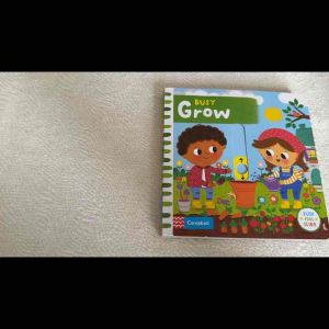 🐛☀️ From Tiny Seeds to Tasty Treats — Campbell Busy Grow Makes Learning Blossom! ☀️🐛 Interactive Push Pull Slide Board Book for Toddlers