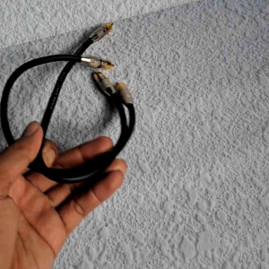 Kabel Jack RCA to RCA 2-2 Sepasang Canare - HITAM