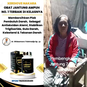 Xerdiove Nakara Obat Jantung Herbal - Obat Penyakit Jantung - Obat Komplikasi Jantung 100% Ampuh Original Aman Tanpa Efek Samping