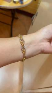 SD Two tone Bracelet(electroplated)