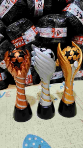 piala bola bintang. 30cm.1set