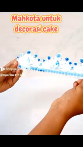 Toper mahkota decorasi cake dekorasi kue tart hiasan kue ulang tahun mahkota princes