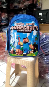 FAYUS COLECTION - tas MINECRAFT viral terbaru buat anak laki laki PAUD TK SD model ransel