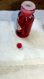 Batu cincin lipan merah original plus minyak