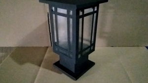 lampu pilar pagar minimalis (pk) lampu taman & kebun hiasan dekorasi taman rumah & villa keriling