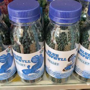 Pelet Premium Blue Pakan Ikan Channa Blue Pulchra Kemasan Botol 100ml