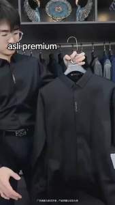 Kemeja Polos Pria Lengan Panjang