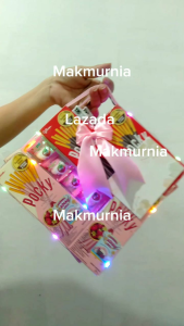 Pocky Love Snack Love isi 4 ( BACA DESKRIPSI) Buket Love Buket Pocky Love  Buket Wisuda  Buket Valentine Hadiah Guru