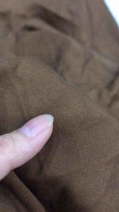 Vải thun cotton Hàn màu nâu hàng loại 1(khổ 1m65)co giãn 4 chiều dày mềm (không nhão)may đầm váyđầm bodyQuần legging
