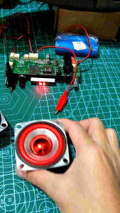 Speaker 2" Inchi 4 Ohm 5W Bass Magnet Besar Daun Merah Silver Merk XLY