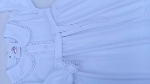 GAMIS PUTIH ANAK PEREMPUAN CRINKLE AIRFLOW PREMIUM MANASIK FREE HIJAB PUTIH BERSIH ANAK TK 1-12 TAHUN