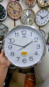 Jam dinding mirado klasik 38cm 8018 seiko sweep