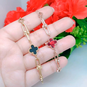Gelang Tangan Rantai Wanita Prhiasan Aksesoris Titanium Kokot Lobster