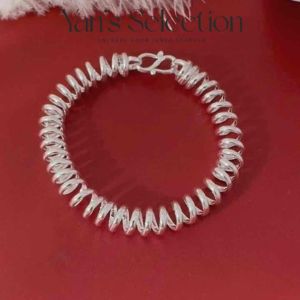 YANS Original 925 Silver Hairband Bracelet Bangle | Gelang Getah Rambut Perak 925 Tulen Asal