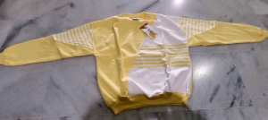 Setelan training olahraga Prioriti kuning UK M