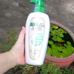 ครีมอาบน้ำ มิสทีน อโล เวร่า  ขนาด 500 มล. ตะไคร้หอมเลม่อน ฝาปั๊ม โลชั่น 400 มล. สำหรับผิวถูกทำร้ายจากแสงแดด