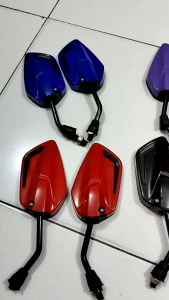 Kaca Spion Model Baru Warna Putih Gagang Tanggung Universal