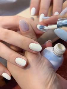 Nailbox TAY màu Trắng Tinh Trắng Sữa Trắng Kem Sơn Trơn