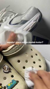 RESPACK TISSUE PEMBERSIH CROCS/ SEPATU SUDAH DENGAN SABUN SEKALI USAP BERSIH ISI 10