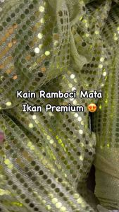Kain Dekorasi Backdrop Mata Ikan Lamboci Premium (Harga Per 1 Meter)