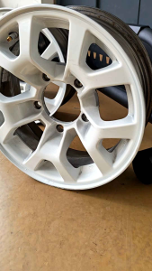Suzuki Jimny JB74 Stock Alloy in White 4 pieces (Used Take Off) INSTALLATION INCLUDED