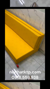 KTP - Nệm lót ngồi size 40x40 (dày 10cm)(1tấm) - chất SIMILI giả da màu ĐEN