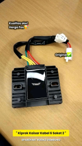 Kiprok KaissarViar Kabel 6 Soket 2(58J) Sparepart Roda Tiga