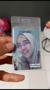 KARTU EMONEY E MONEY TOLL MANDIRI CUSTOM FOTO 2 SISI NOT FLAZZ BCA TAPCASH BRIZZI PARKIR TOL