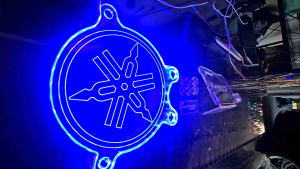 Nmax Acrylic Cover V1V2/V3 with LED Lights 12 Volts Free Keychain No Bolts