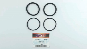Seal Pully + O Ring Spin (Harga Per Set Isi 4) - Sil Siel Karet Oring Puli Puly Puley Pulley CVT Suzuki Spin 125 Skydrive Skywave Hayate