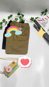 Celana Cargo Pendek Anak Premium 1-8 tahun bahan tebal