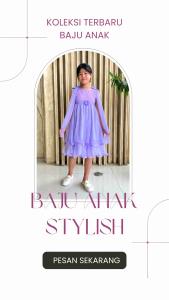 Gaun Anak Slyer Panjang: Bahan Nyaman, Desain Elegan & Untuk Acara